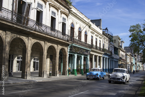 Classic Chevy Cars in Havana Cuba © digitalwhiz
