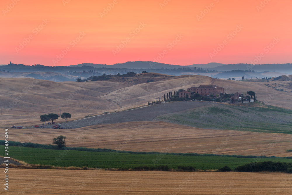 Sunrise in Tuscany