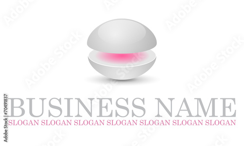 Canvas Print Logo zen pierre rose