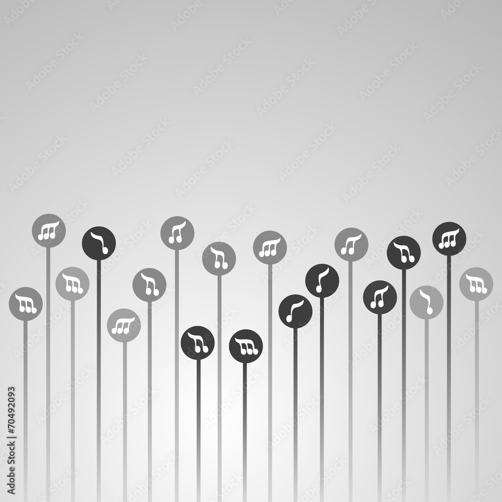 Fototapeta premium Music cover