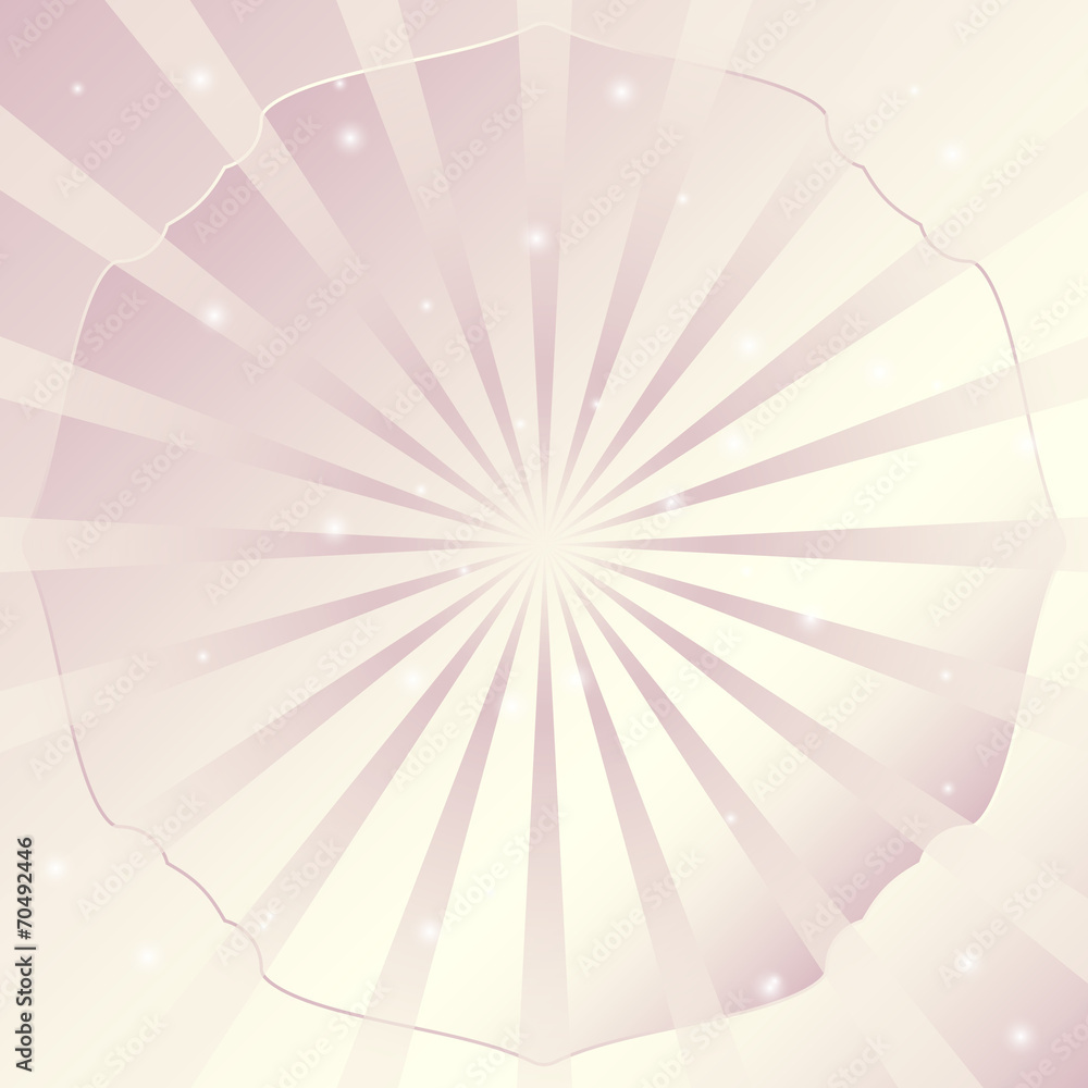 Obraz premium Radial vector background retro.