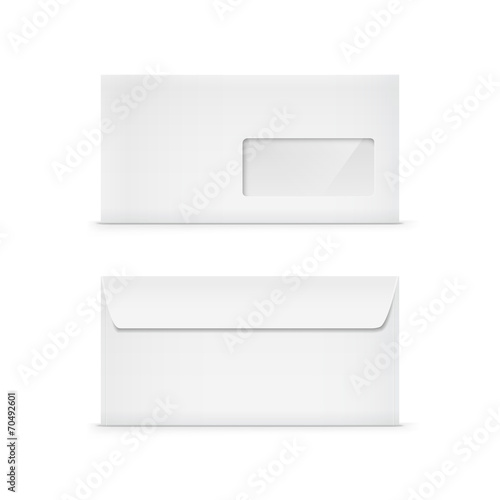 White Blank Envelope Isolated © Zonda