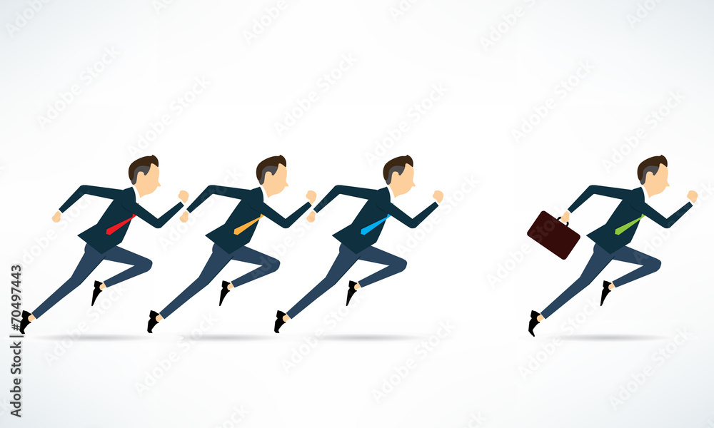 Vector group business man competitive business Vector group business man competitive business