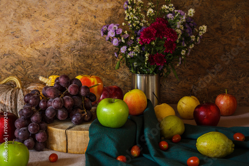 Still life with Fruits.