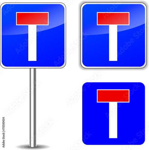 Vector no exit sign