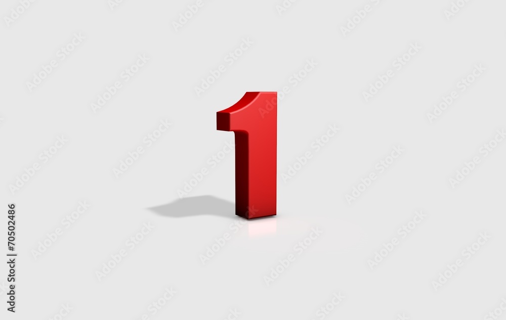 numero 1 3d numero 1 3d