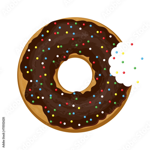 Chocodonut. Vector