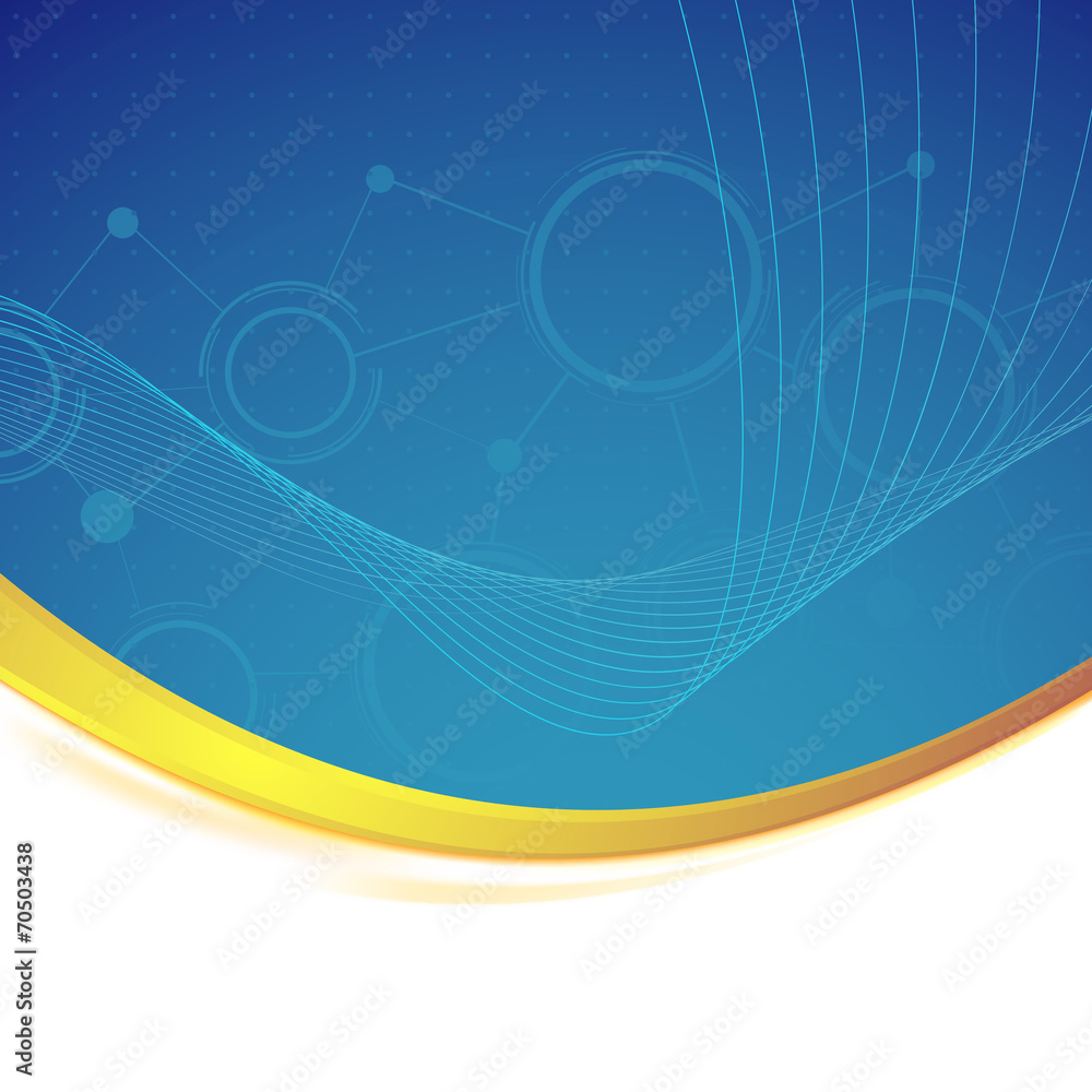 Modernistic connection background gold border Modernistic connection background gold border