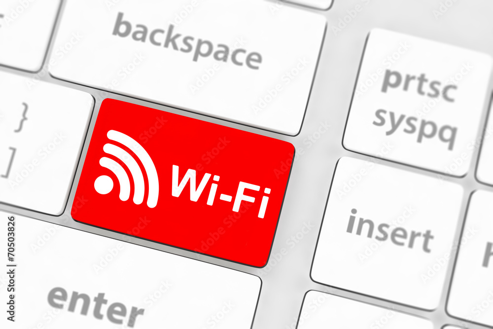 wifi concepts, with message on enter key of computer keyboard. wifi concepts, with message on enter key of computer keyboard.