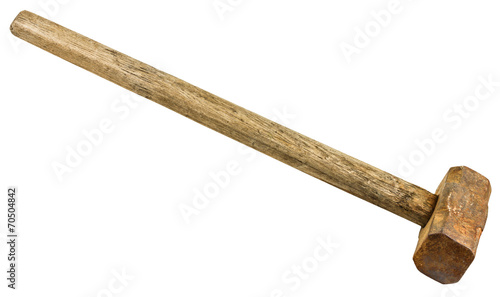 Tableau sur toile sledgehammer isolated on white background