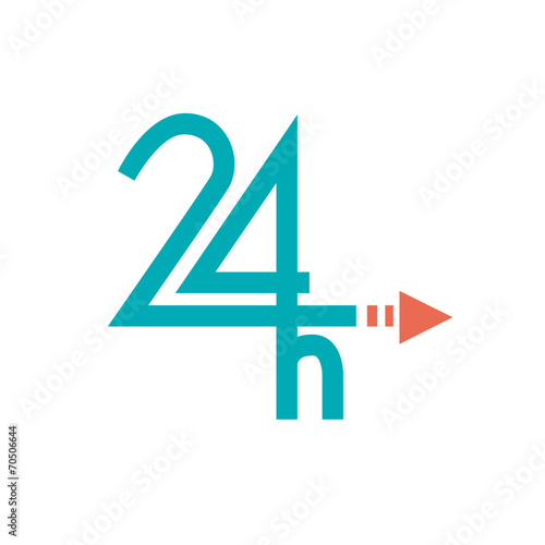 Vector logo shipping in 24 hours