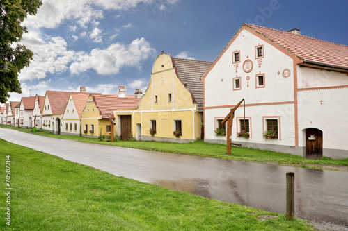 Village of Holasovice, Bohemia, Czech Republic © Delphotostock