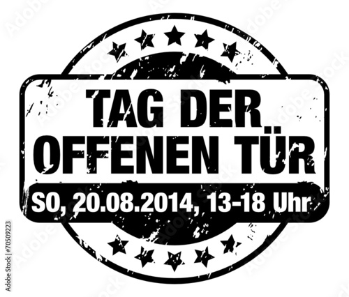 Tag der offenen Tür! mit Datum