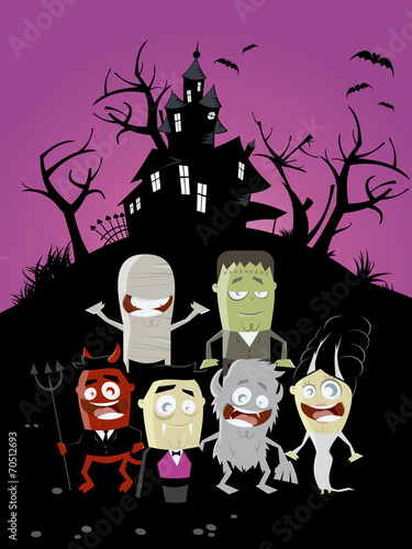 halloween hintergrund lustig poster vorlage
