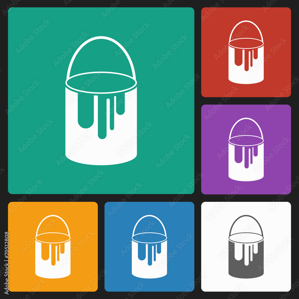 paint can icon paint can icon