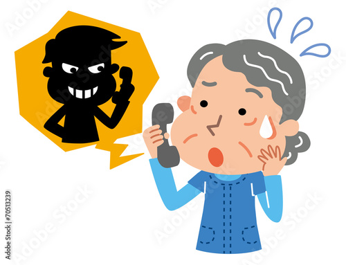 詐欺師　高齢者　女性　