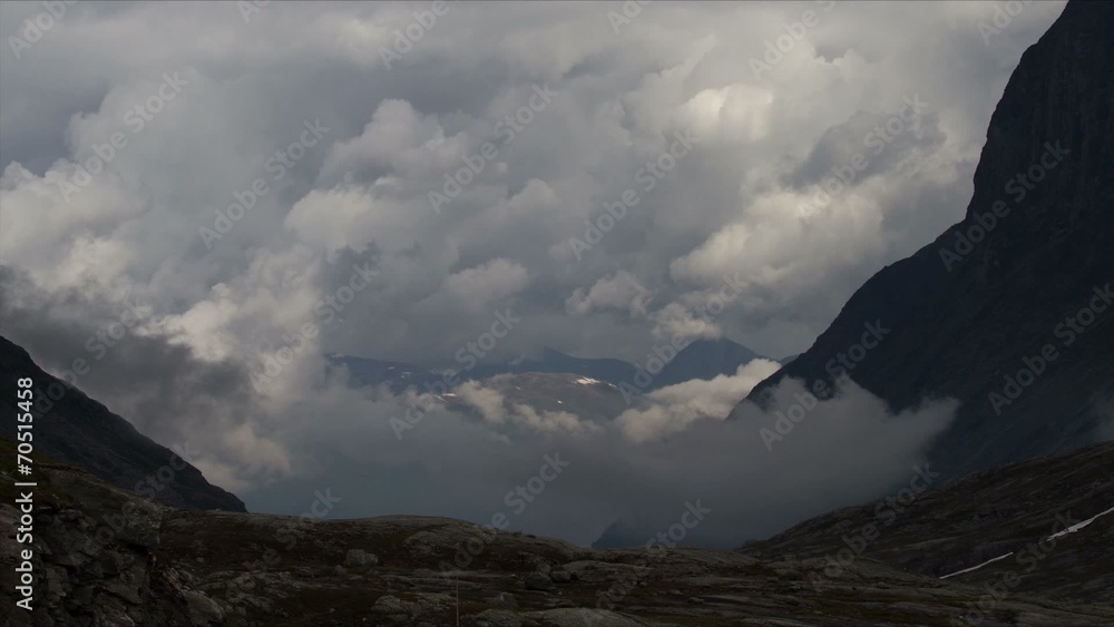 1080p, Time Lapse of Trollstigen landscape, Norway 1080p, Time Lapse of Trollstigen landscape, Norway