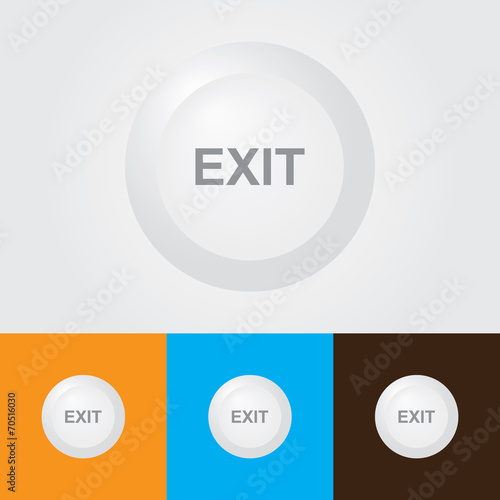 Exit Icon , Wayout Sign