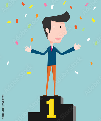 Businessman the winner