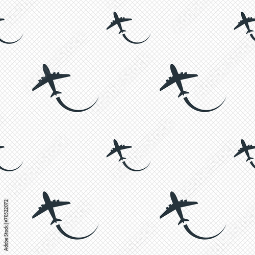 Airplane sign icon. Travel trip symbol.