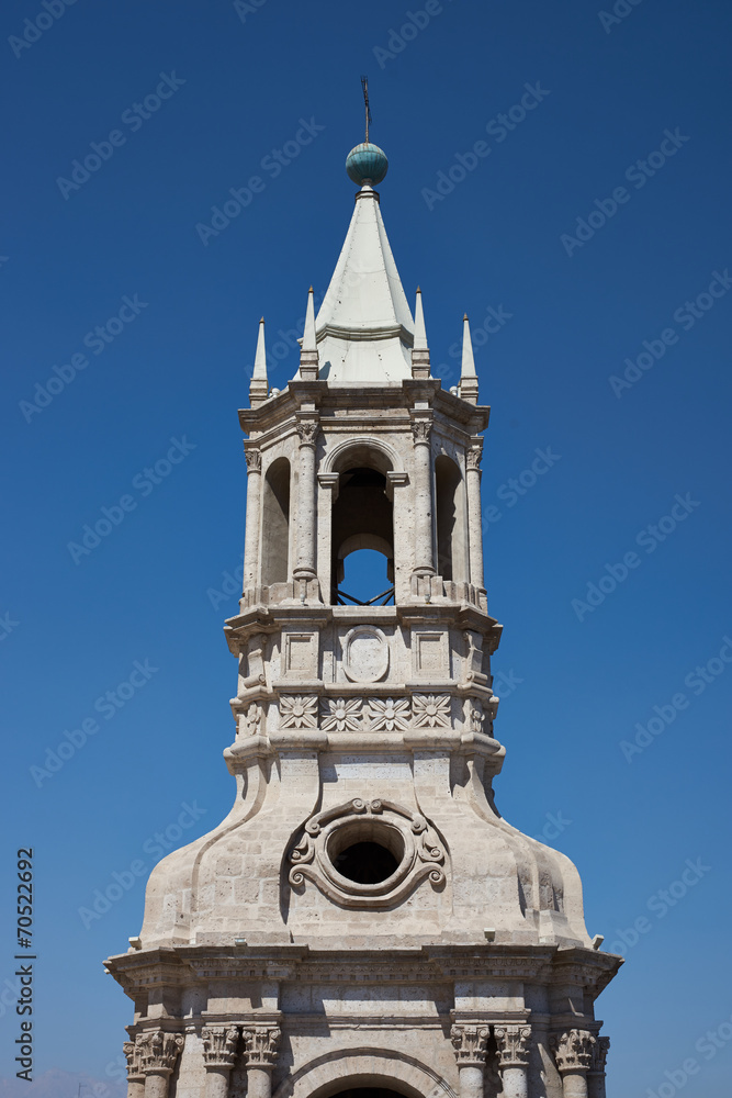Bell Tower of Arequipa Cathedral