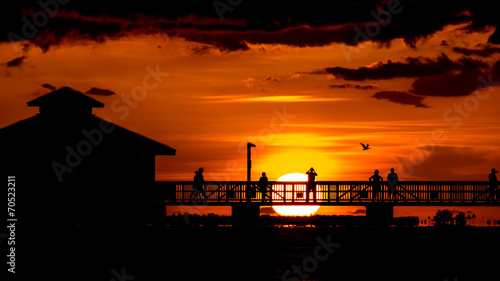 Sunset on Fort Myers Beach