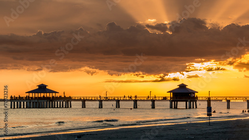 Sunset on Fort Myers Beach