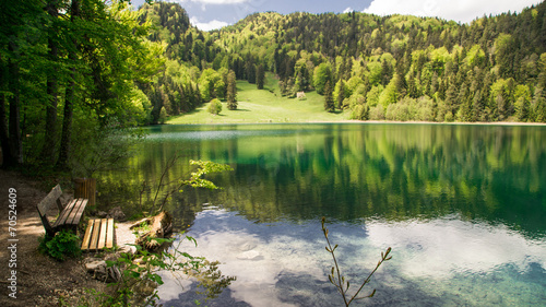 Der Alatsee bei Füssen im Allgäu