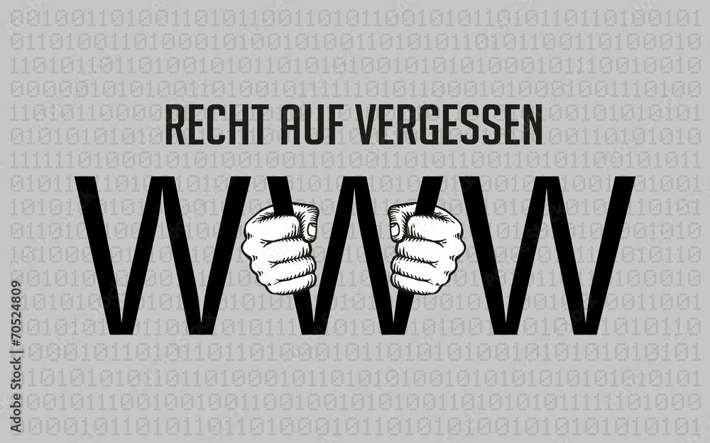 Recht Auf Vergessen Ii Recht auf vergessen Stock-Vektorgrafik | Adobe Stock