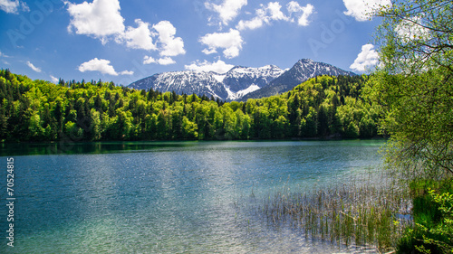 Der Alatsee bei Füssen im Allgäu