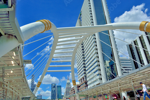 The Central Business District of Bangkok. photo