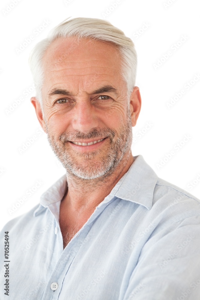 Portrait of a happy mature man Portrait of a happy mature man