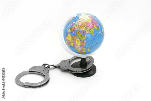 фотографія hands with globe
