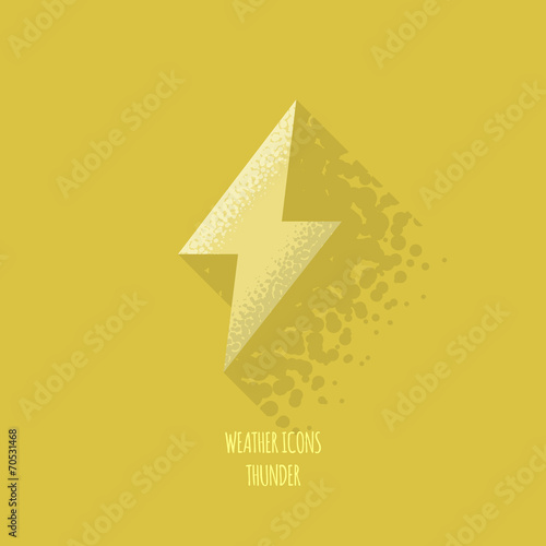Free Download Thunder Weather Icon - GFXLoad
