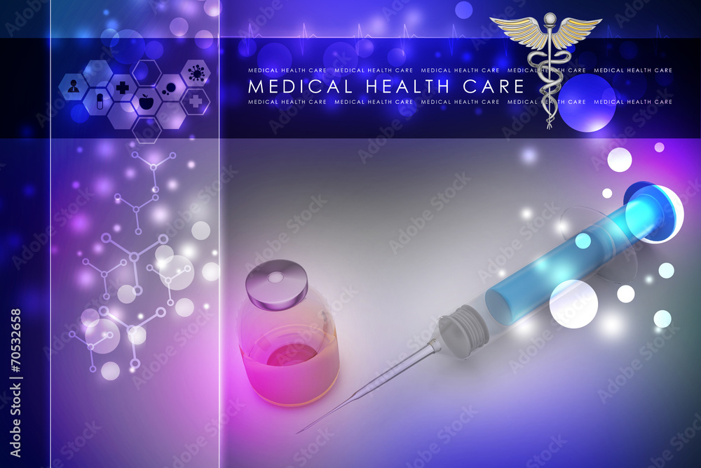 Obraz premium syringe and medicine
