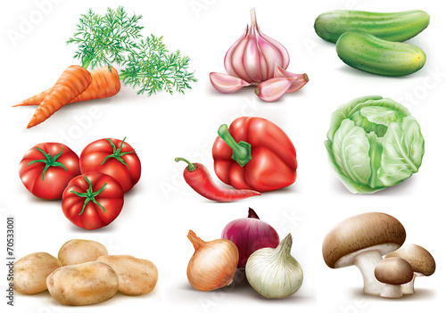 vegetables collection