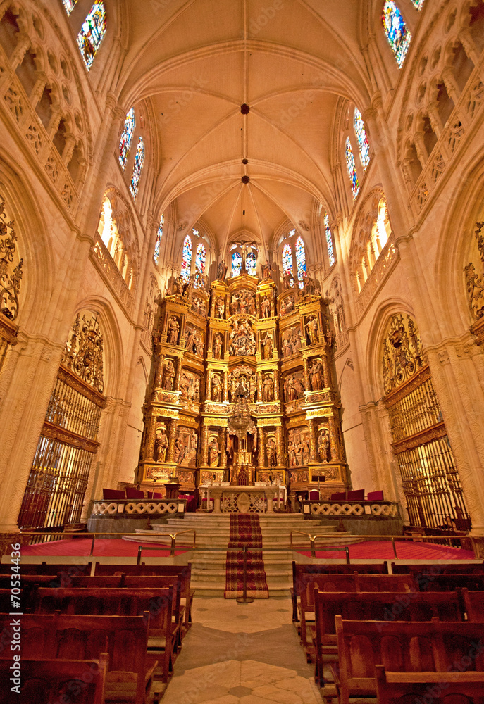 Medieval cathedral of Burgos, Spain