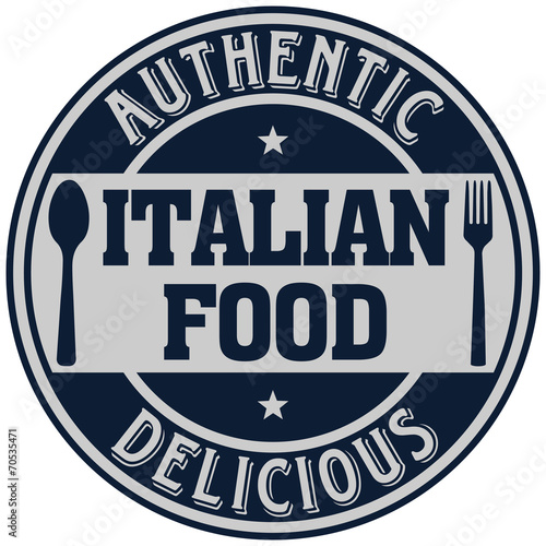 italian food label