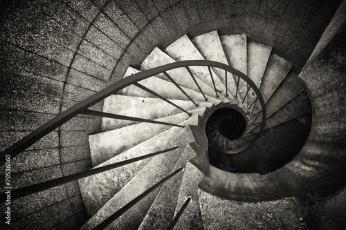 Fotografie, Obraz spiral staircase