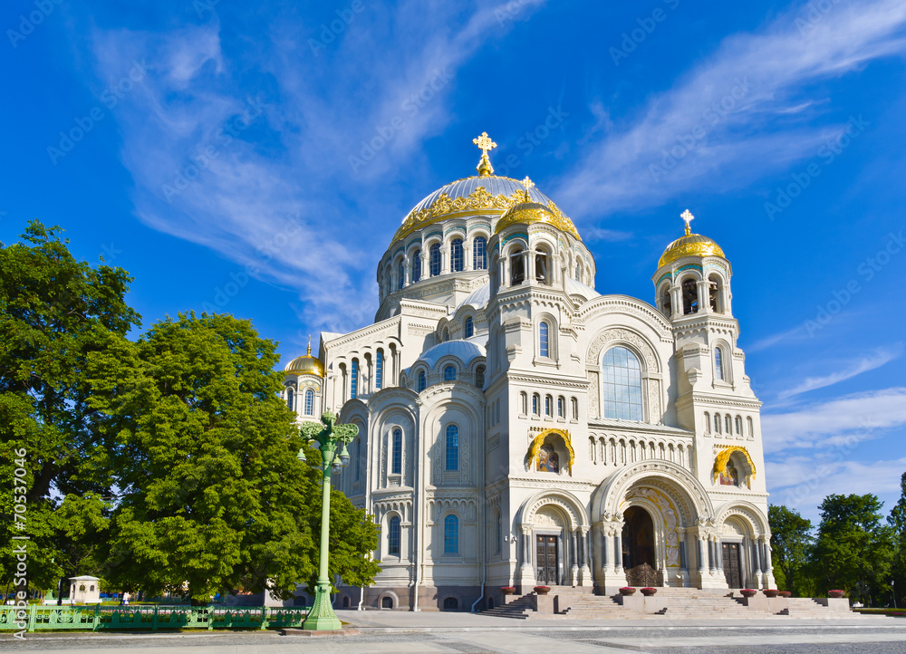 Cathedral of St.Nicholas in Kronstadt, St. Petersburg, Russia