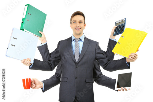 Portrait of young businessm...