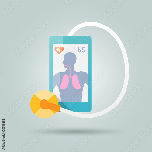 Mobile medicine concept