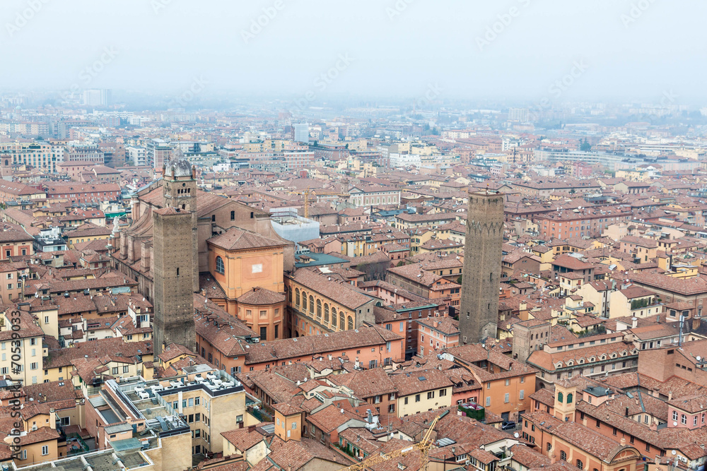 Bologna from Asinelli Tower