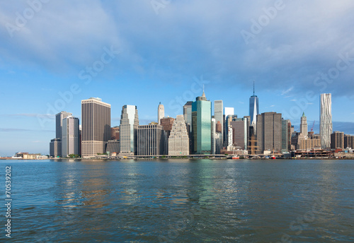 View of lower Manhattan in New York