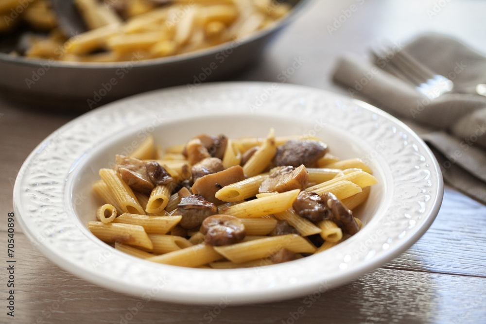Pasta with Mushrooms Pasta with Mushrooms
