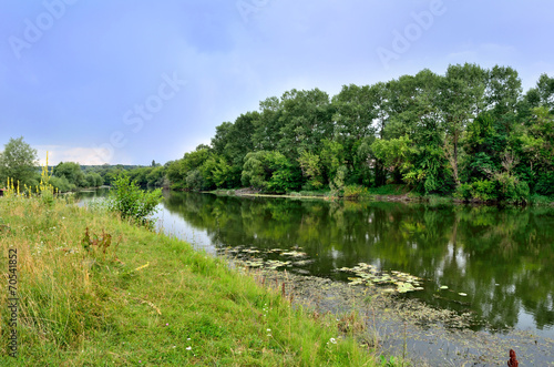 Fototapeta Naklejka Na Ścianę i Meble -  river before the rain