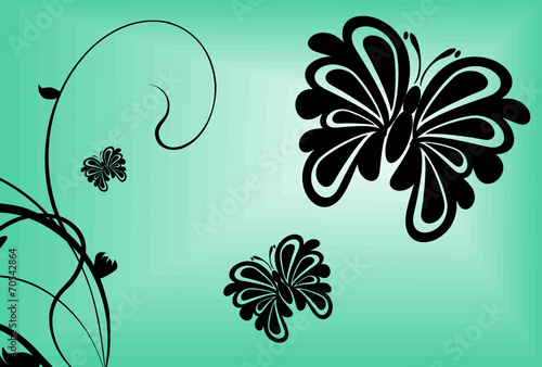 butterfly tatto background4