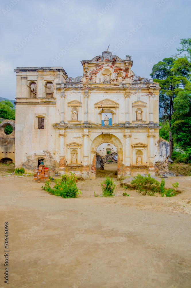 Facade of the former El Carmen church