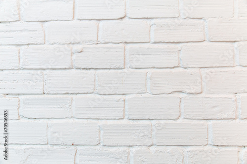 Square white brick wall background