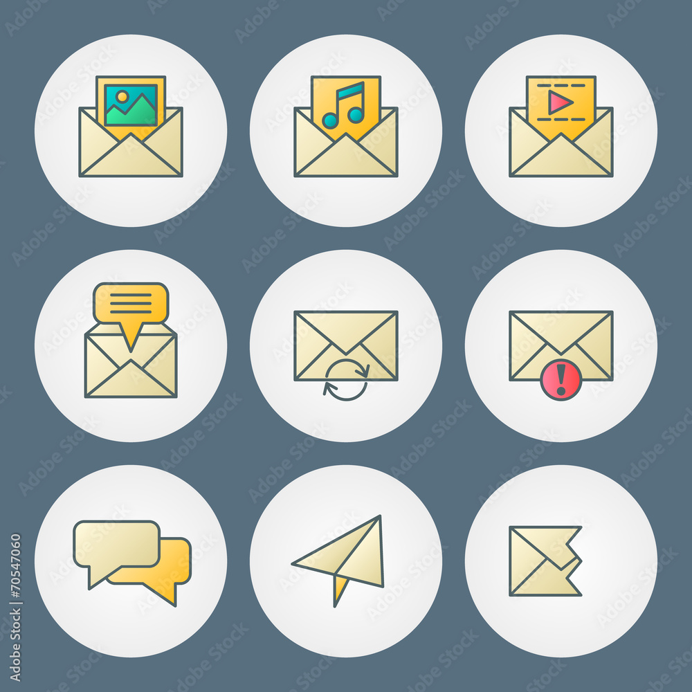Vector icons set. For web site design and mobile apps Vector icons set. For web site design and mobile apps